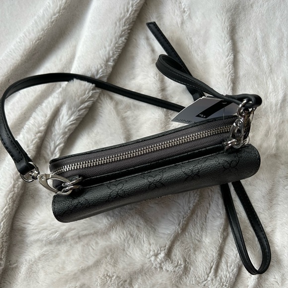 NEW Nine West Gray Crossbody Purse Candace Print - Picture 4 of 14